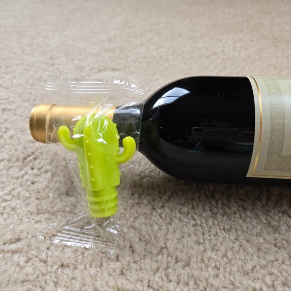 Other - New Silicone Cactus Wine Stopper